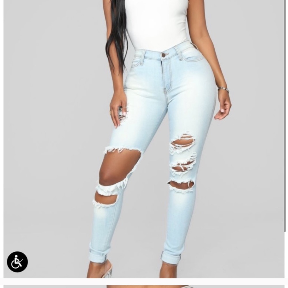 Fashion Nova Beach Bum jeans